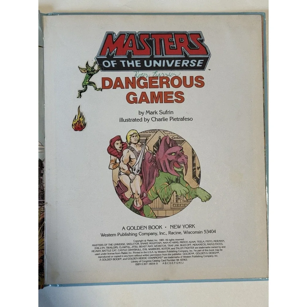 He-Man Masters Of The Universe He-Man Comic Hard Cover